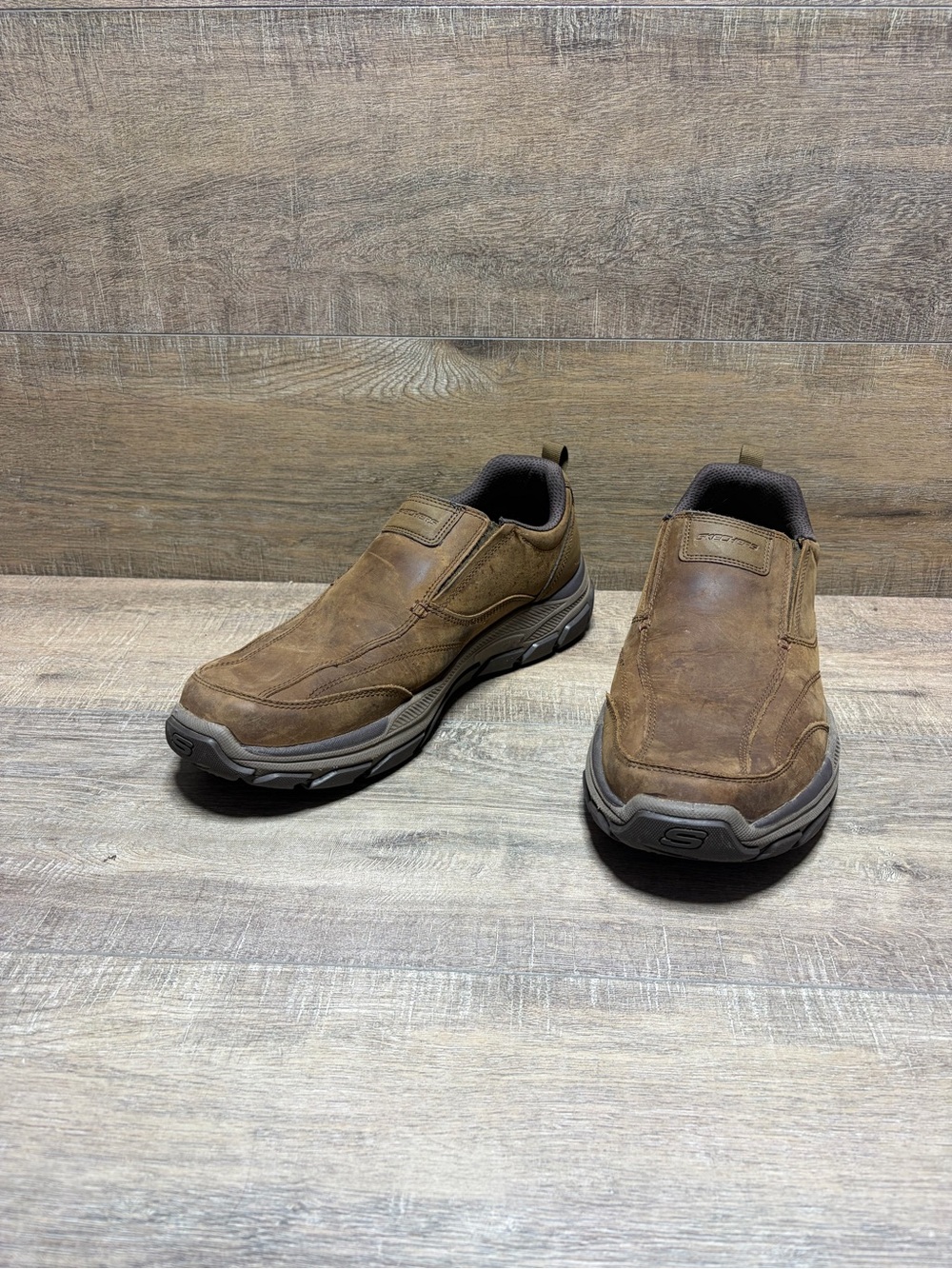 Skechers Men's Brown Slip-On Casual Loafers